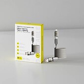 abordables Câbles de téléphone portable-Câble USB-C Câble Lightning Câble de charge multiple 66W 1.2m USB A vers USB C USB C vers USB C Extension USB 5 A Câble de charge Charge rapide Nylon Tressé 3 en 1 4 en 1 Pour iPhone Accessoire de