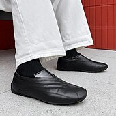 tanie Mokasyny i trzewiki męskie-męskie białe, casualowe buty wsuwane – lekkie i wygodne trampki do codziennego chodzenia, podróży i wypoczynku