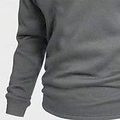 tanie Bluza z kapturem z polaru-Męskie Bluza dresowa Bluza polarowa Bluza z kapturem Zjechać na pobocze Bluza z zamkiem błyskawicznym Czarny Zieleń wojskowa Granatowy Szary Stójka Równina Niejednolita całość Sport i turystyka