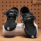 economico Sneakers da uomo-scarpe da ginnastica sportive rosse e bianche da uomo: eleganti scarpe da corsa con rete traspirante per abbigliamento casual, palestra e avventure all&#039;aria aperta