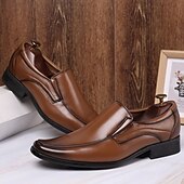 levne Pánské nazouváky a mokasíny-Pánské nazouvací společenské boty - mokasíny s hranatou špičkou pro business casual do kanceláře, na svatbu i na každodenní nošení