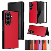 economico Cover Samsung-telefono Custodia Per Samsung Galaxy Piegatura a Z 7 Z Fold 6 Z Fold 5 Z Fold 4 Copertura Posteriore Resistente agli urti Retrò TPU Pelle PU