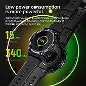 ieftine Ceasuri Smart-LOKMAT ATTACK 2 PRO Ceas inteligent 1.39 inch Uita-te inteligent Bluetooth Pedometru Reamintire Apel Sleeptracker Compatibil cu Android iOS Dame Bărbați Standby Lung Telefon Hands-Free Rezistent la