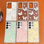 ieftine Carcasă Samsung-telefon Maska Pentru Samsung Galaxy S25 S24 Ultra Plus S24 FE S23 A16 A55 5G A35 5G A15 Capac Spate Anti Șoc Fluture Silicon