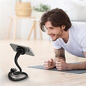 cheap Phone Stands-2 Pack Flexible Gooseneck Phone Holder For Iphone Magsafe Long-arm Magnetic Phone Holder For Treadmills In Gyms Portable Gym Accessories