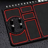 cheap Vehicle Service-Anti-Skid Car Dashboard Sticky Pad, Multifunctional Silicone Phone Holder Mat with Temporary Parking Number Plate, GPS Mount and Storage Organizer for Car Console