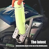 billiga Lagringsställ-självjusterande mugghållare 360 graders roterbar autolåsande självjusterande bilmugghållare universal cykel motorcykel vattenflaskhållare verktygsfri installation för cyklar, motorcyklar, barnvagnar