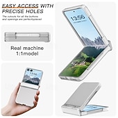 Χαμηλού Κόστους Samsung Θήκη-τηλέφωνο tok Για Samsung Galaxy Z Flip 7 Πίσω Κάλυμμα Ανθεκτική σε πτώσεις Ρετρό PC