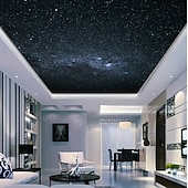 billige Veggoppheng-tapet Veggtepper Galakse Rom 3D Mystiker Soverom Stue Sovesal Dekorasjoner Vegg Dør Bakgrunn