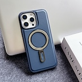 お買い得  iPhone用ケース-電話 ケース 用途 iPhone 16 15 14 Pro Max Plus 16e 13 Pro Max バックカバー 磁石バックル キックスタンド 耐衝撃 レトロ風 TPU PUレザー