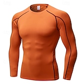 economico T-shirt e Canottiere da Corsa-Per uomo Maglia a compressione Strato di base per l&#039;allenamento T-shirt Fitness Manica Lunga Top Athleisure Autunno Asciugatura Rapida Palestra Pallacanestro Atletico abbigliamento sportivo