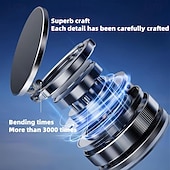 Недорогие Товары для дома-Регулируемый на 360 градусов вакуумный магнитный держатель для телефона, складное крепление на присоске, без помощи рук, держатели для сотовых телефонов Magsafe для вашего автомобиля/спортзала/зеркала