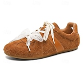 abordables Baskets-Baskets rétro à lacets en daim pour hommes, chaussures décontractées légères pour le style urbain et les tenues de week-end