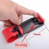 abordables Service de Véhicule-Support de téléphone portable pour volant de voiture, support de tableau de bord portable, support créatif pour la navigation, support mains libres sécurisé pour téléphone, support universel pour smartphone de véhicule, accessoire