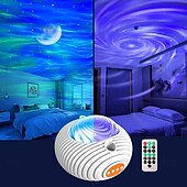 preiswerte Weihnachtsbeleuchtung-Sternenprojektor mit Doppeleffekt, Nachtlicht, Aurora- und Mondgalaxieprojektor fürs Schlafzimmer, 14 Farben und weißes Rauschen, Projektorlicht-Timer &amp;Fernbedienung für Kinder Erwachsene Zimmer Dekor