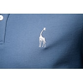 billige Herre Elite Polo-Herre Polo Arbeid Virksomhet Aftæpning Langermet Fritid Bekvem عادي Broderi Fargeblokk Alle årstider Normal Svart Hvit Mørk Marineblå Militærgrønn Lyseblå Polo