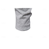 abordables T-shirts et débardeurs élites pour hommes-Homme Chemise en coton manche longue Couleur Pleine Frais Quotidien Occasionnel Boutons Henley École Entraînement Extérieur Toutes saisons Gris foncé Blanche Bleu T-shirt Henley