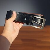 billiga Herrbälten-Herr Skärp Midjebälte Svart 8 PU läder Legering Modernt Modernt Enfärgad / vanlig färg Semester Dagliga kläder Ledigt / vardag