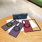 economico Cover Samsung-telefono Custodia Per Samsung Galaxy Piegatura a Z 7 Z Fold 6 Z Fold 5 Z Fold 4 Copertura Posteriore Cavalletto Resistente agli urti Retrò TPU Pelle PU