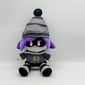 baratos Figuras de pelúcia de Anime e Jogos-Almofada de pelúcia com desenho de assassinato de 8,6/11,8 polegadas para decoração de quarto para fãs de videogame