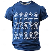お買い得  メンズおもしろTシャツ-メンズ面白いグラフィックTシャツ数式とスティックフィギュアの数学グラフ | 科学ユーモアアパレル