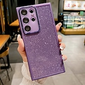 Недорогие Чехлы для Samsung-телефон Кейс для Назначение SSamsung Galaxy S25 S25 Edge S24 S24 ФЭ S23 Ultra Plus S22 Плюс Ультра A55 5G А35 5G A25 A15 Кейс на заднюю панель Блеск Блеск Блестящий Защита от удара Градиент цвета