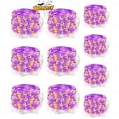 olcso USB-tápellátás-10 db 5 m/16,4 láb 50 led sugár tündérfényfüzér halloween karácsony Valentin nap újév esküvői party fesztivál beltéri és kültéri dekoráció rézdrótos fények usb tápegység ip44 vízálló