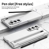 お買い得  サムスン用ケース-電話 ケース 用途 サムスンのギャラクシー Zフォールド7 Zフォールド6 Z Fold 5 Z Fold 4 バックカバー とスクリーンプロテクター 耐衝撃 レトロ風