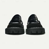 Недорогие Кожаные лоферы премиум-класса-Мужские пенни-лоферы из натуральной кожи, винтажные коричневые, деловые, повседневные туфли для повседневной носки и вечерних мероприятий