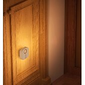 economico Luci notturne plug-in-1 pz 68mm luce di rilevamento umano rbg luce d&#039;atmosfera colorata regolabile dimmerabile luce notturna a led a colori luce da letto spina ue/us