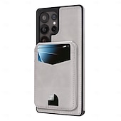 levne Pouzdra pro Samsung-telefon Carcasă Pro Samsung Galaxy S25 S25 Hrana S24 Ultra Plus S24 FE Zadní kryt Magnetické Stojánek Slot pro kartu Retro TPU PU kůže
