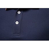 abordables Polo Élite para Hombres-Hombre Polo Trabajo Negocio Cuello Vuelto Manga Larga Ocio Cómodo Plano Bloque de Color Puro Todas las Temporadas Ajuste regular Rojo rubí Negro Blanco Azul Marino Oscuro Gris claro Verde Ejército