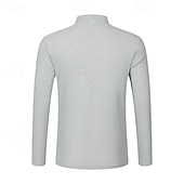economico Camicie Popover da Uomo-Per uomo Camicia Camicia popover Camicia Estiva Camicia casual Camicia da Spiaggia Nero Bianco Vino Verde scuro Kaki Manica Lunga Semplice Colletto alla coreana Vacanza Camicia hawaiana Abbigliamento