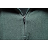 economico Felpe e Sweatshirt Elite da Uomo-Per uomo Felpa con zip corta Nero Blu marino Blu Verde Cachi Collo Alto Semplice Lavoro Sport &amp; Outdoor Casuale senza stampa Cool Casual Maglione Primavera Autunno Abbigliamento Felpe con cappuccio