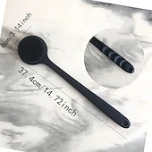 economico Gadget bagno-spazzola da bagno in silicone con manico lungo – spazzola esfoliante per la schiena con setole morbide, adatta a tutti i tipi di pelle, resistente &amp;strumento per la doccia domestica igienico e facile