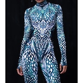 tanie Z nadrukiem-Wzorzyste garnitury Zentai Kostium Cosplay Body Drukowanie Strój karnawałowy Kombinezon zentai Męskie Damskie Dla chłopców seksowny kostium Halloween Kostium na Spektakl Impreza Bal maskowy Dla