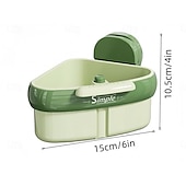 preiswerte Küchenutensilien &amp; Gadgets-2er-Pack Eckregal mit Saugnapf für die Spüle, Siebkorb für die Druckspüle, automatischer Abtropfkorb, Schwammhalter für den Wasserhahn, abnehmbarer Aufbewahrungsorganizer für die Küchenspüle