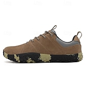 abordables Baskets-Baskets décontractées marron pour homme avec semelle antidérapante – Chaussures de sport d&#039;extérieur confortables pour la marche, la randonnée et le quotidien