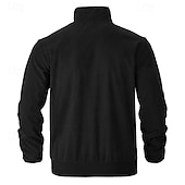 preiswerte Lässige Jacken-Herren Leichte Jacke Cordjacke Freizeitjacke Urlaub Täglich Atmungsaktiv Tasche Frühling Herbst Einfach Mode Klassisch Revers Regulär Schwarz Braun Hellgrau Armeegrün Aprikose Jacken