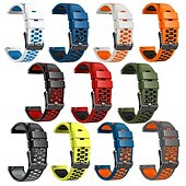 abordables Bracelets de montre Garmin-Bracelet de Montre  pour Garmin Samsung Huawei Amazfit Polar Xiaomi Ticwatch GTR 4/3 Pro / 3/2/2e / 47mm, Stratos 3/2S / 2, Pace 1 GT Watch / GT 2 Pro / GT 46mm / GT 2 46mm / GT 46mm / GT Active