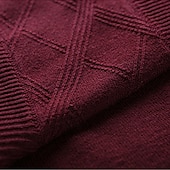 preiswerte Herren Strickjacke-Herren Pullover Kleid Pullover Strickjacke Strickpullover Gerippt Stricken Normale Oberteile Gestrickt Gerippt Einfach V Ausschnitt Mode Schals Formell Geschäft Bekleidung Frühling Herbst