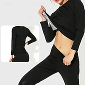 رخيصةأون ملابس داخلية نسائية-نسائي سهل علاج بدني بدلة سونا إلى عن على الصالة الرياضية رياضية