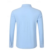 economico Camicie di lino-Per uomo Camicia Camicia di lino Camicia casual Camicia con Bottoni Camicia di cotone Semplice Vacanza Camicia hawaiana Nero Bianco Giallo Blu marino Manica Lunga Bavero Primavera Autunno