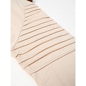 preiswerte Basic-T-Shirts-Herren T Shirt T-Shirt Langarmshirt Langarm Mit Kapuze Herbst Frühling &amp; Herbst Farbblock Schmale Falten Mode Designer Basic Schnürung Patchwork Urlaub Straße Lässig Schwarz Armeegrün Beige Top