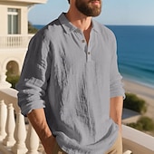 Herre Linskjorte Golf skjorte Arbeid Avslappet Knaphul Langermet Grunnleggende Moderne عادي Knapper Vår Høst Normal Svart Hvit Navyblå Kakifarget Militærgrønn Lyseblå Linskjorte billige Herre Klassisk Polo-Herre Linskjorte Golf skjorte Arbeid Avslappet Knaphul Langermet Grunnleggende Moderne عادي Knapper Vår Høst Normal Svart Hvit Navyblå Kakifarget Militærgrønn Lyseblå Linskjorte