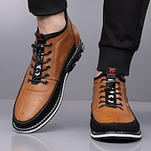 preiswerte Sneaker für Herren-braune High-Top-Wanderschuhe für Herren – bequeme Schnürschuhe für große Füße, Reisen und lange Wanderungen