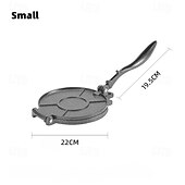 economico Utensili da cucina-macchina per tortillas manuale in lega di alluminio, modellatrice per pasta di mais, utensile per pancake, gadget da cucina per cucinare in casa