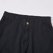 olcso Klasszikus-Férfi Rövidnadrágok Outdoor Shorts Alkalmi rövidnadrág Planinarske kratke hlače Kollázs Többzsebes Egyenes lábbal Színes Viselhető Nedvességelvezető Térdhossz Szabadtéri Hétköznapi Napi Divat