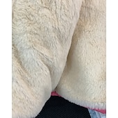 voordelige Meisjes dons- en pufferjack-Kinderen Voor meisjes Dons Effen Kleur Modieus Bontzoom School jas bovenkleding 4-12 jaar Winter Blozend Roze Khaki
