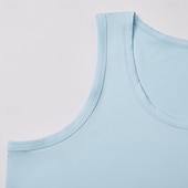 preiswerte Fitness Tank-Tops-Herren Tank Top Weste Unterhemd Ärmelloses Shirt Ärmellos Rundhalsausschnitt Sommer Einfarbig Einfach Mode Klassisch Bequem Straße Lässig Sport Schwarz Weiß Rote Top T-Shirt für Herren